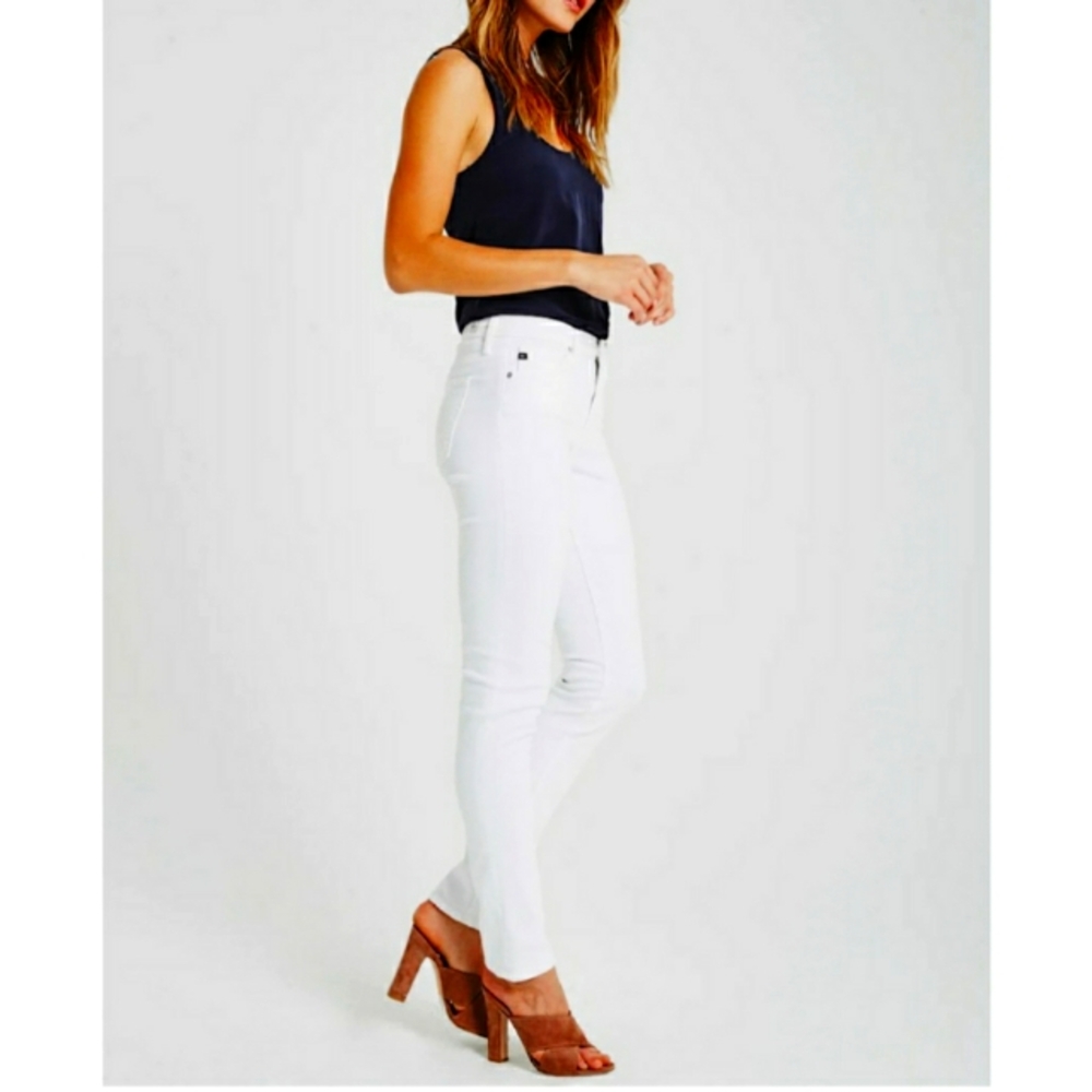 Adriano Goldschmied white skinny jeans, VGUC